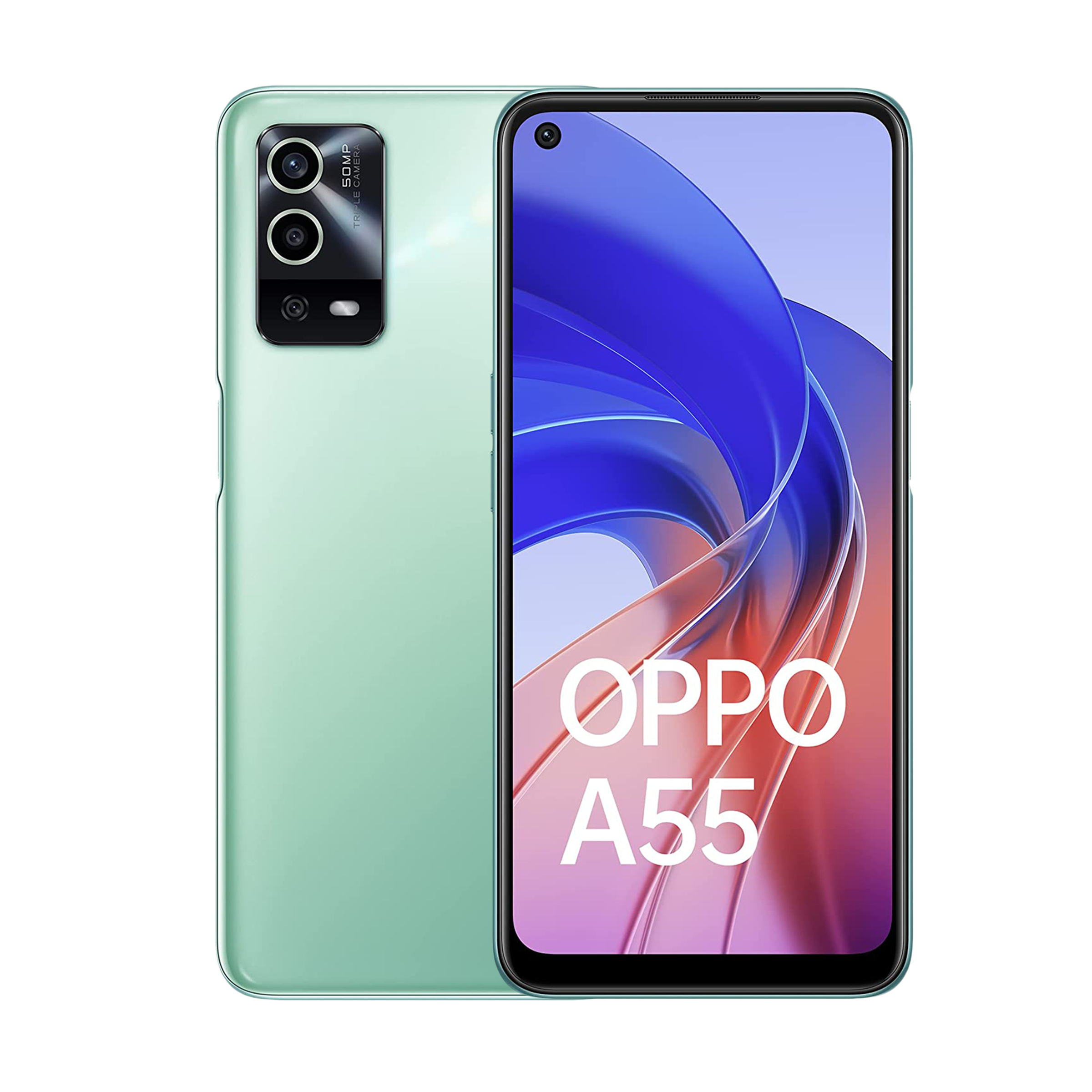 Buy OPPO A55 (4GB RAM, 64GB, Mint Green) Online - Croma